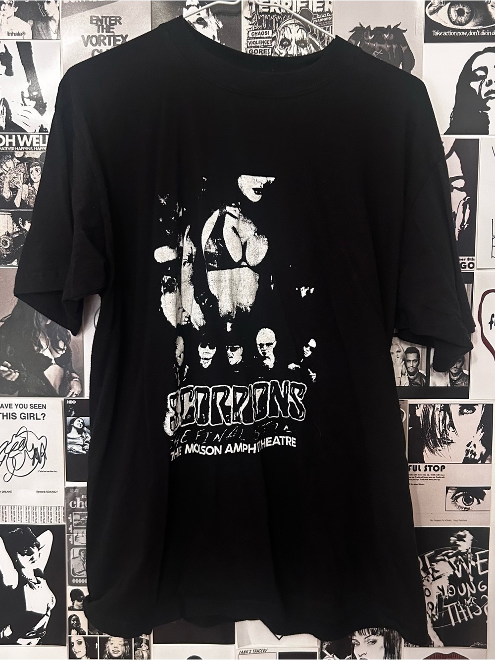 Scorpions Black Graphic Band T‑Shirt